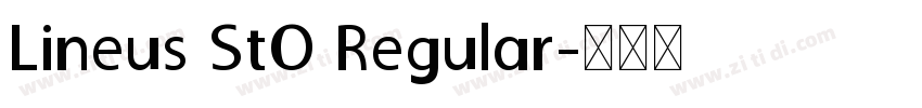 Lineus StO Regular字体转换